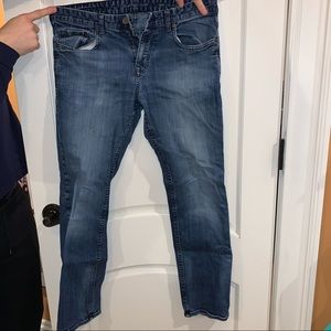 Medium Washed Denim Pants